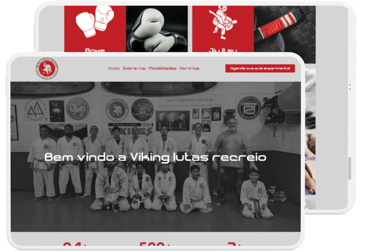 Site academia de lutas 